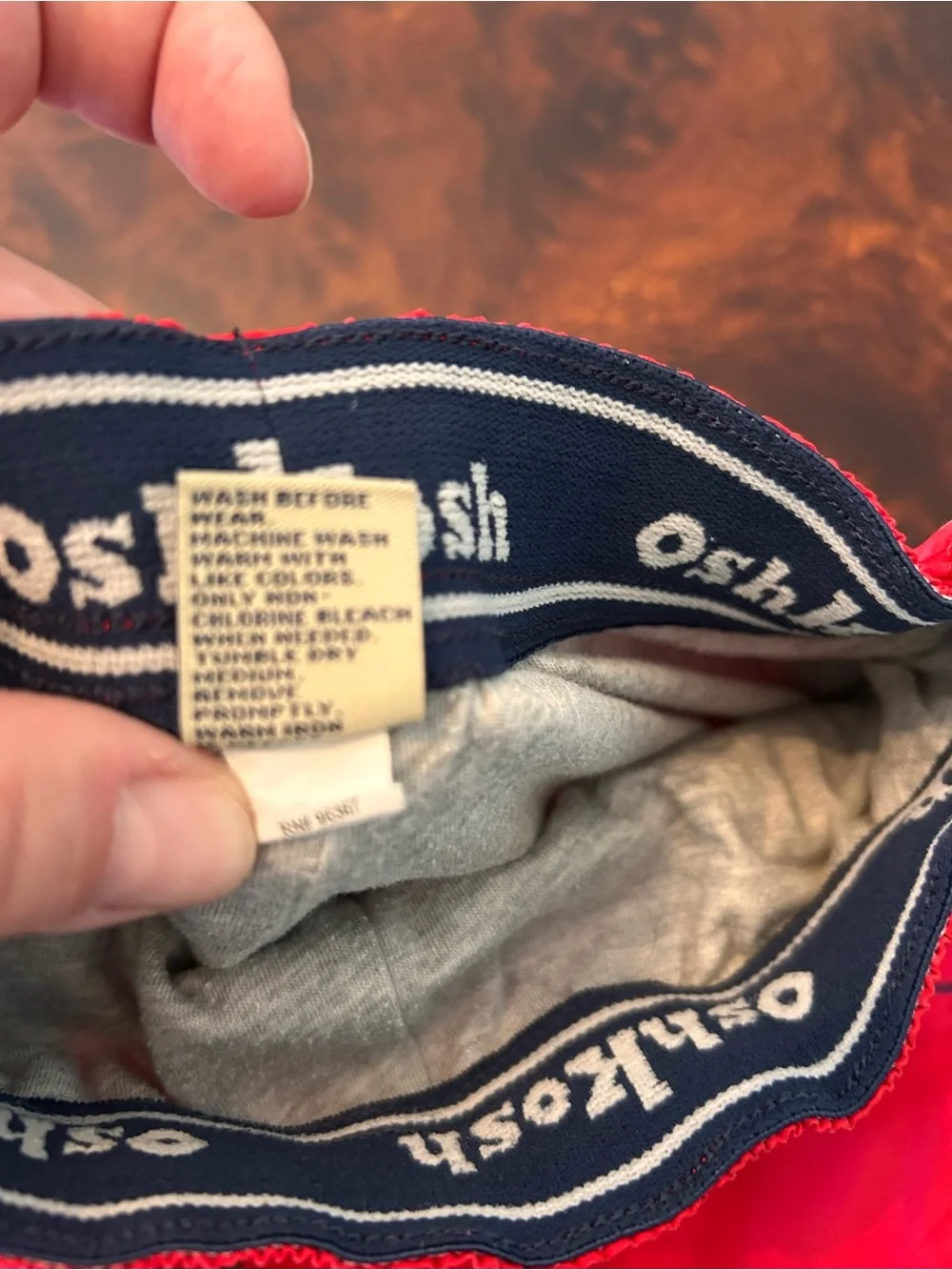OshKosh B'Gosh Toddler Boys' Athletic Track Pants  2T Red Lined